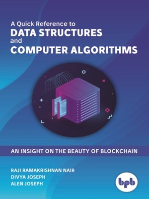 cover image of Quick Reference to DATA STRUCTURES and COMPUTER ALGORITHMS